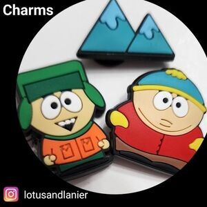 Shoe Charms "South Park "  Set of 3